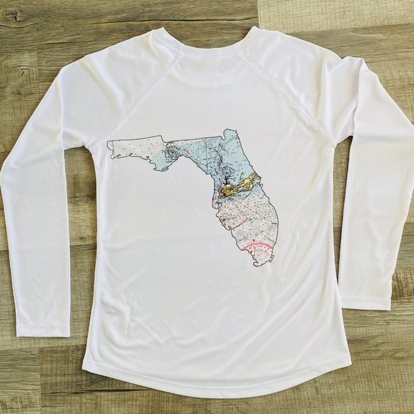 NEW without TAGS Vapor long sleeve rash guard with print of Key West, Florida - Picture 5 of 7